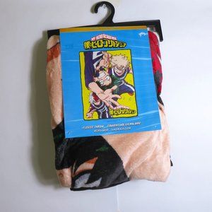 Just Funky! My Hero Academia Fleece Throw 45 in x 60 in Brand New!